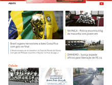 Tablet Screenshot of jornalagorasertaozinho.com.br